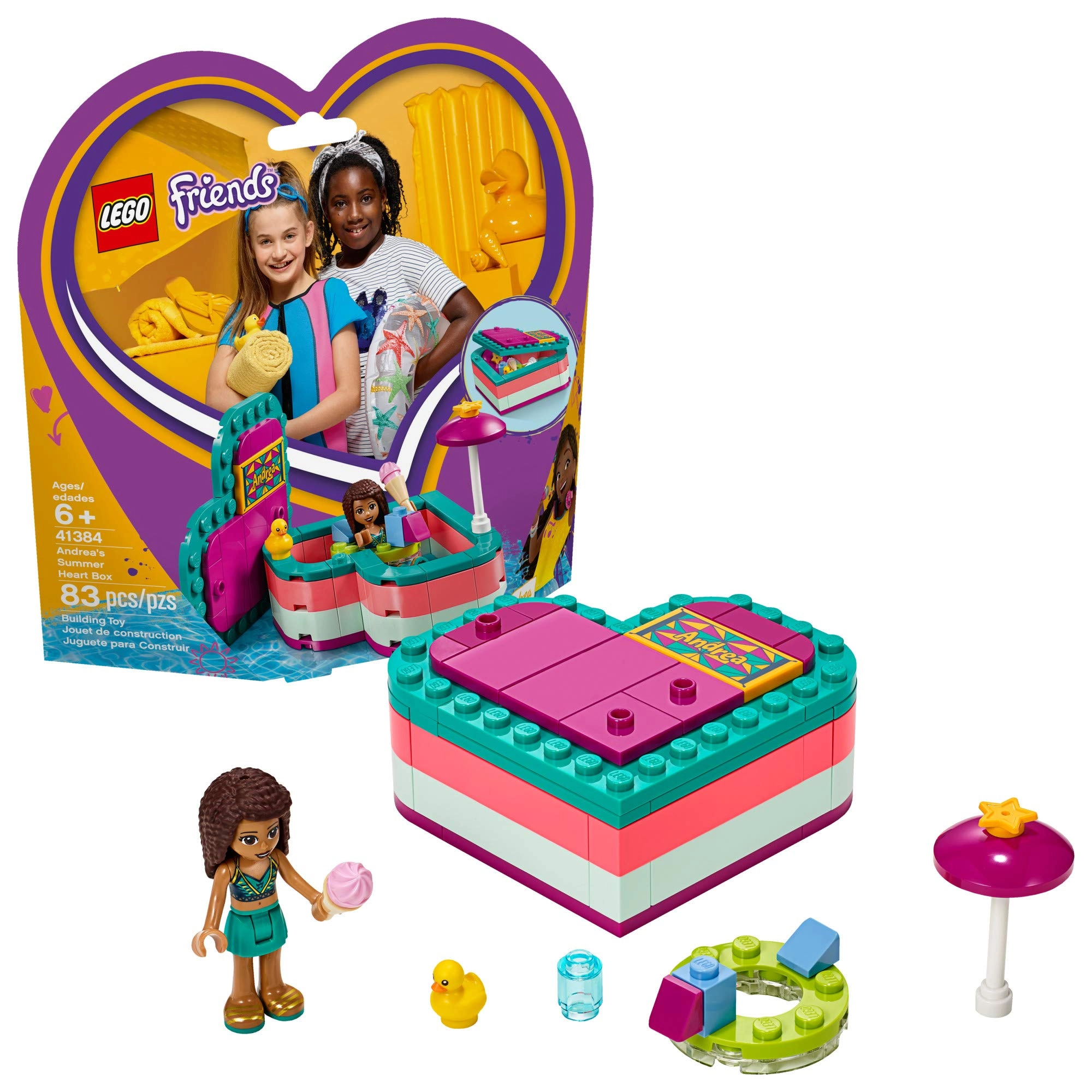 LEGO Friends Andrea’s Summer Heart Box (41384)