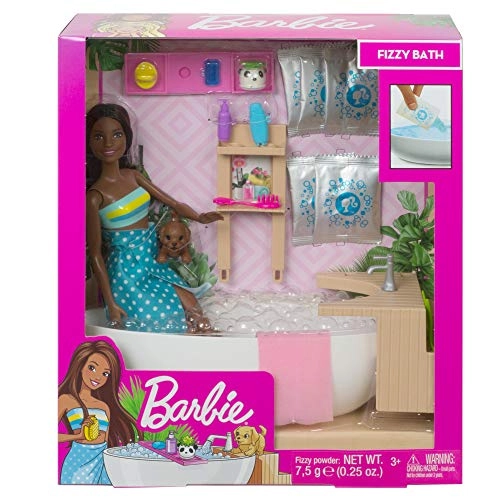 Barbie Fizzy Bath Doll - Blonde + Playset