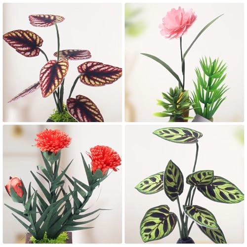 Miniature Dollhouse Kit - Flower House