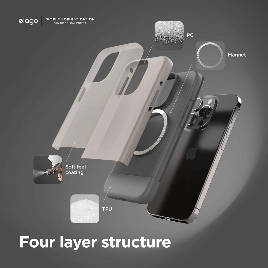 Glide Back Cover with MagSafe for iPhone 15 Pro