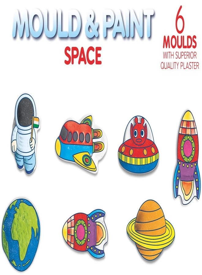 Mould & Paint Space Themed DIY Kit - 6 piece(s)