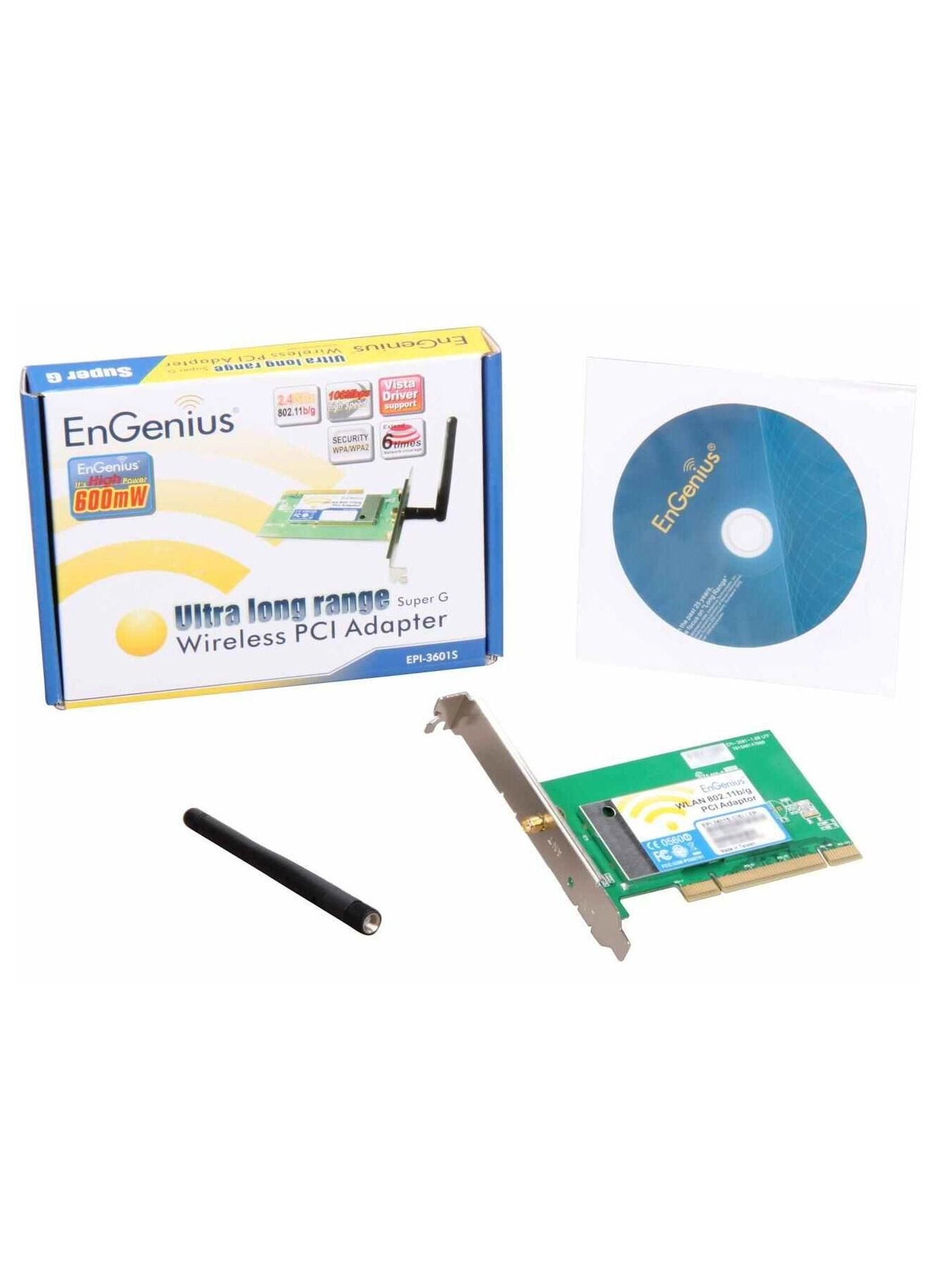 EPI-3601S - 802.11b/g 32-bit PCI Wifi