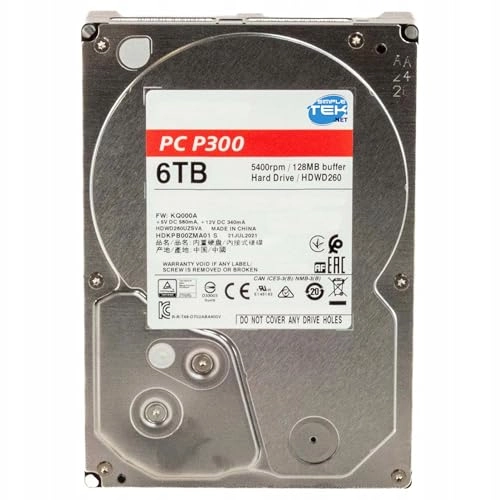 3.5" 5400rpm SATA 6Gb/s (SIM - ART - 21832) - 6TB