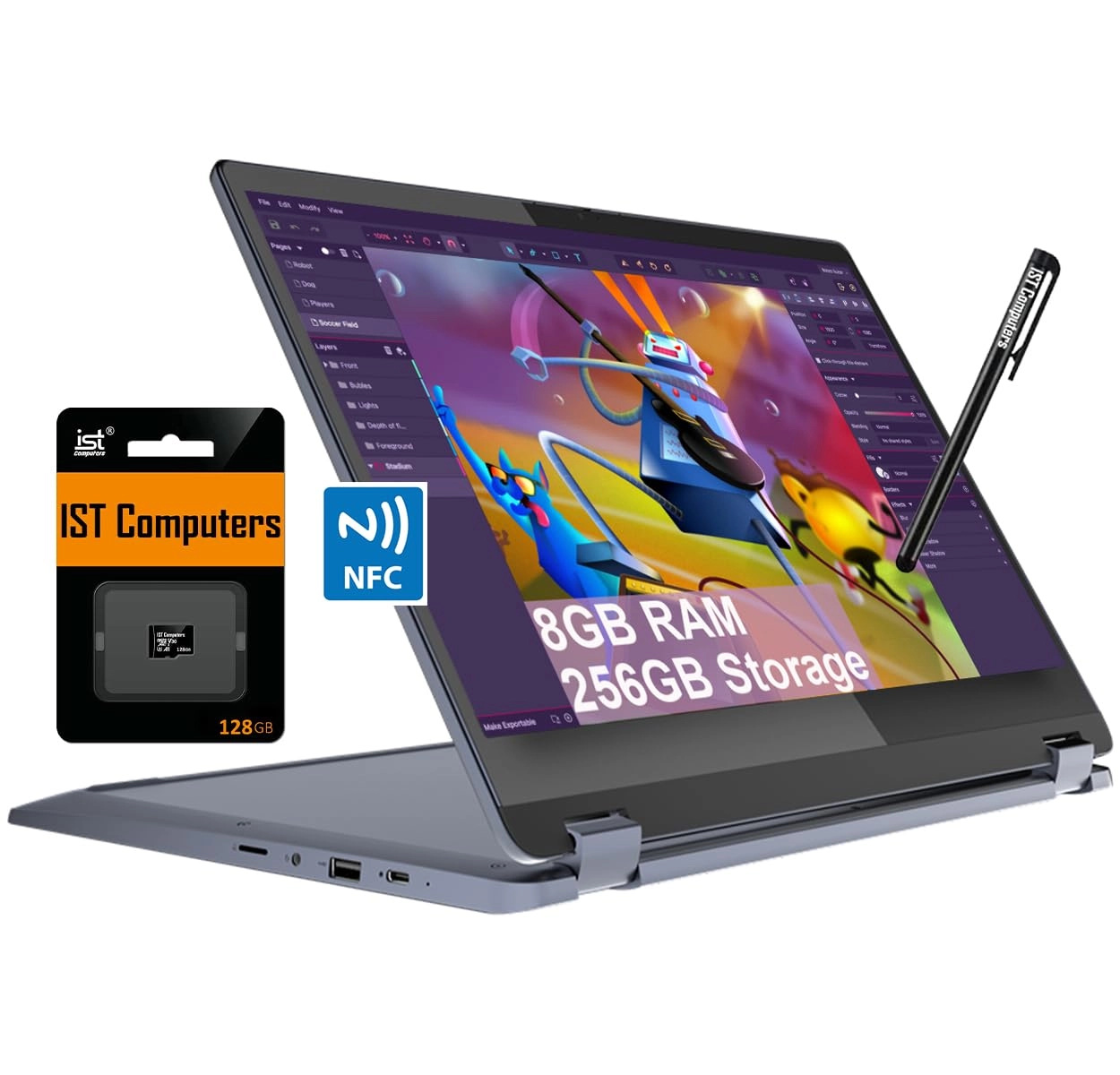 IdeaPad Flex 3i 82T3 - 15.6'' Pentium N6000 8GB DDR4 128GB eMMC