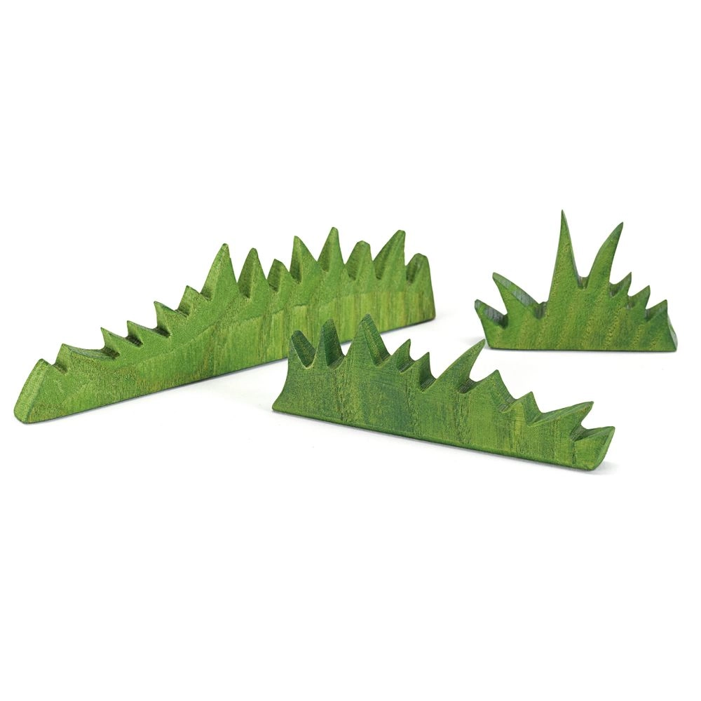 Ostheimer Grass Wooden Toy - Suitable for 3 years and above 3 Pcs