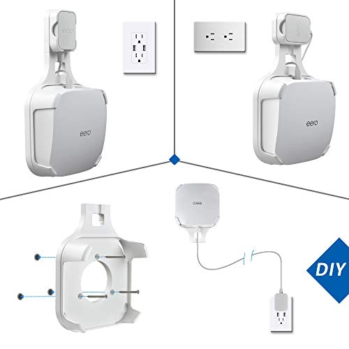 Wall Mount for Eero Mesh WiFi Router - 1 Piece Eero Mesh