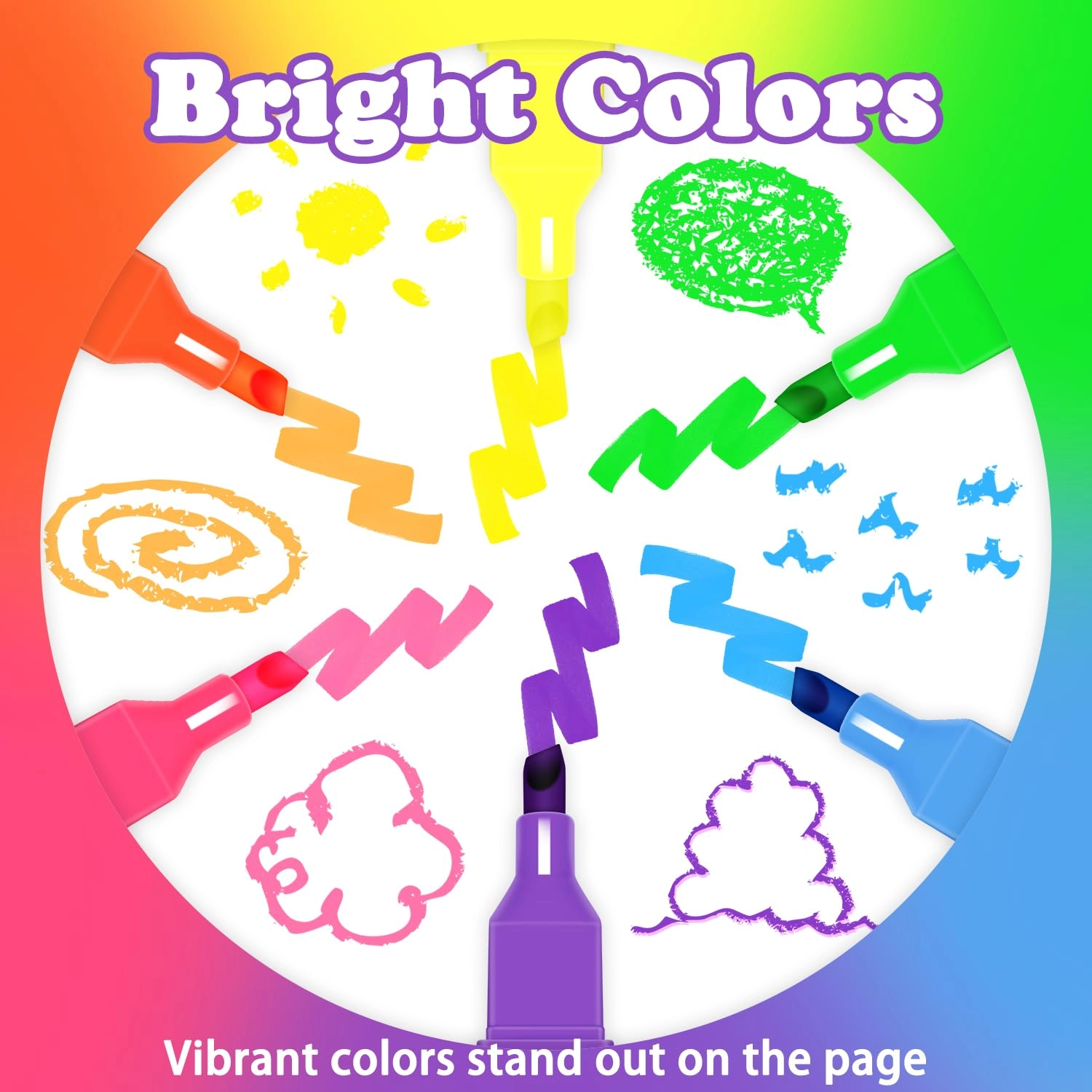 Highlighters - Vivid Colors Chisel