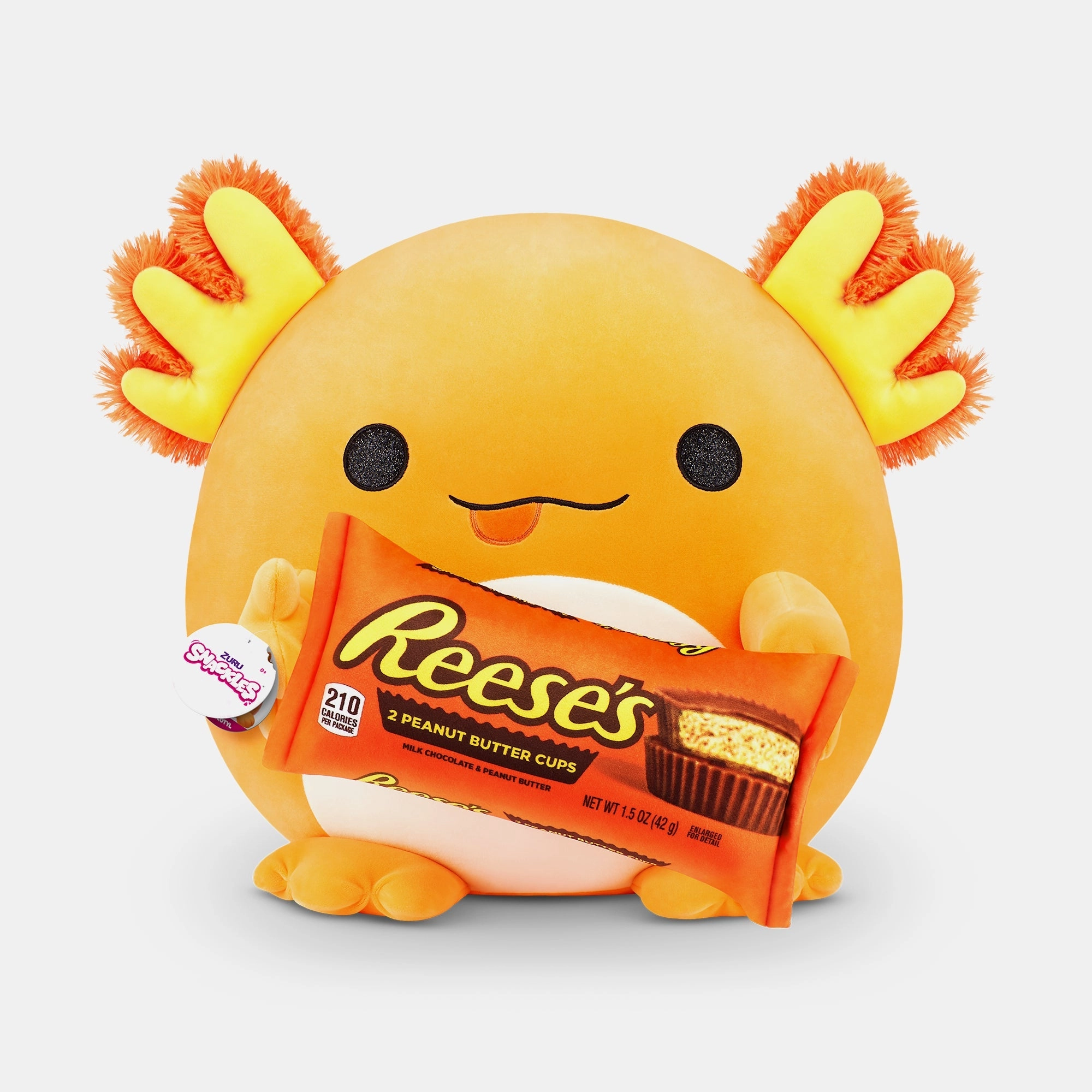 SNACKLES Albie The Axolotl - 35 cm + Maruchan - 13-Inch