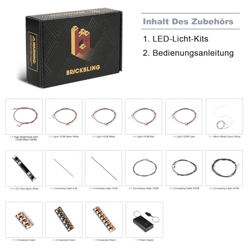 10332 Medieval Town Square - LED Light Set Standard Version