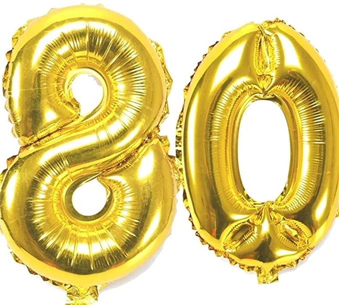 Number Balloons - 40 Inch Silver