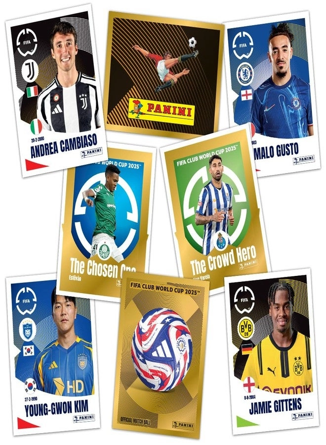 FIFA Club World Cup 2025 Sticker Collection - Box of 50 Bags