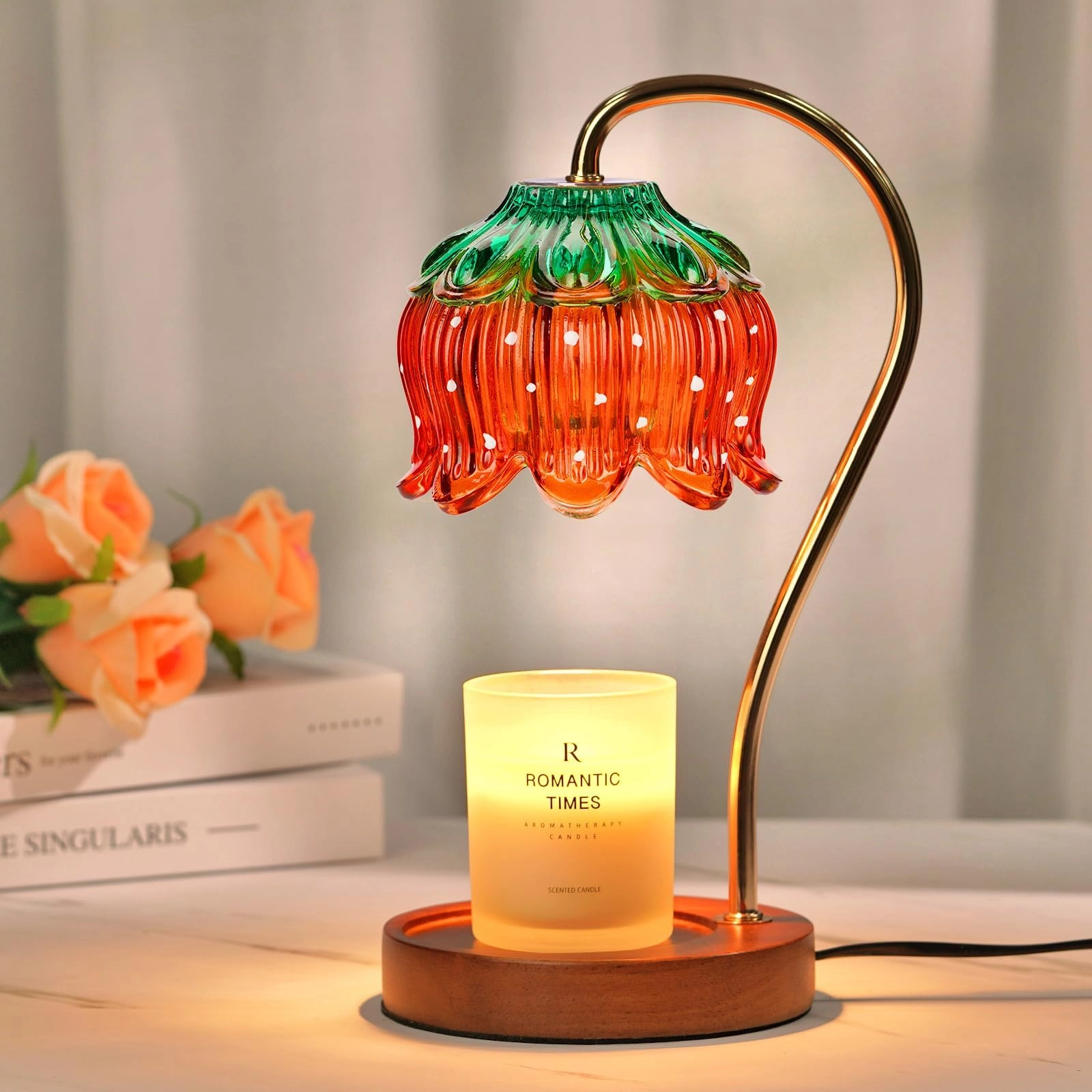 Strawberry Candle Warmer Lamp - Timer Dimmable
