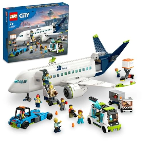 City Passenger Aeroplane (60367) - Large Plane Model 9 Minifigures