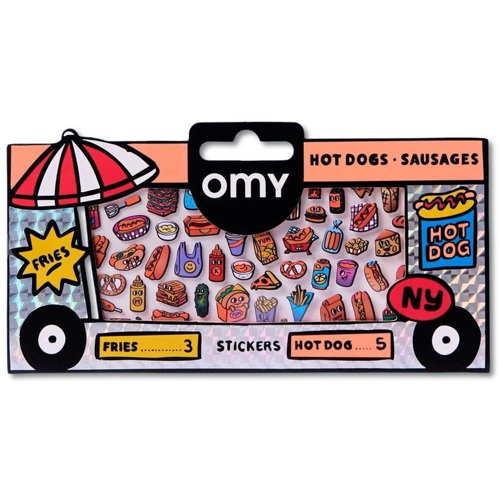 OMY Hot Dog Shop Sticker Book