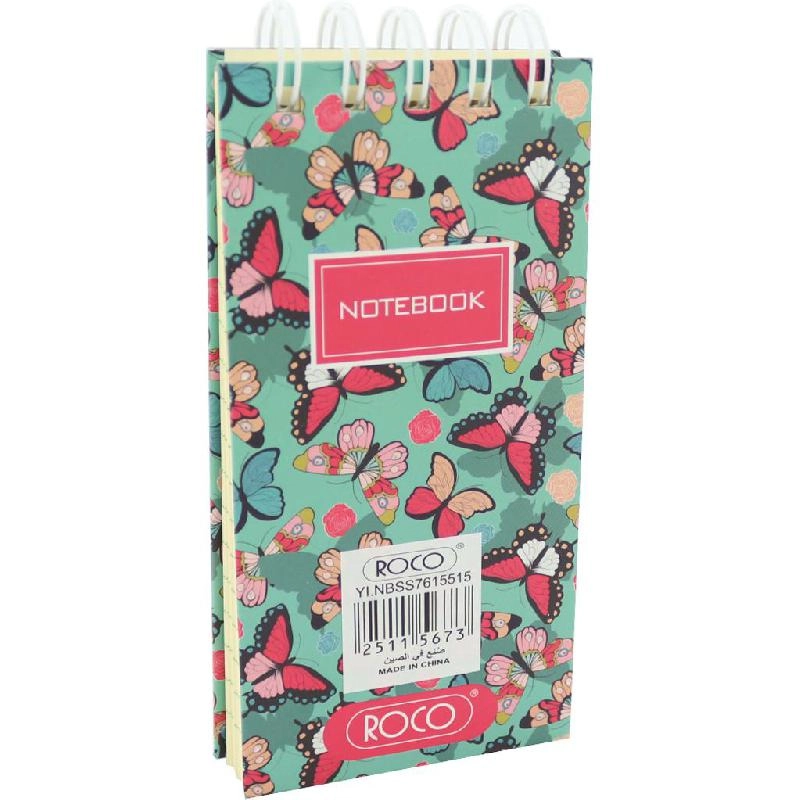 Memo Notebook A7 Spiral - Lined 60 Sheets
