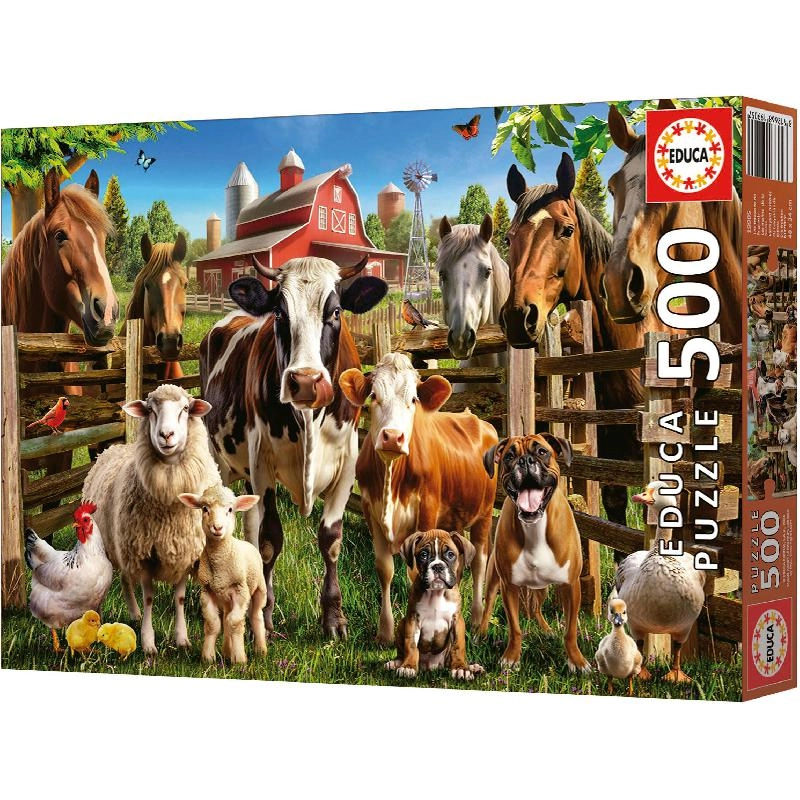 Educa Farmyard Buddies Puzzle (500) - 500 pcs