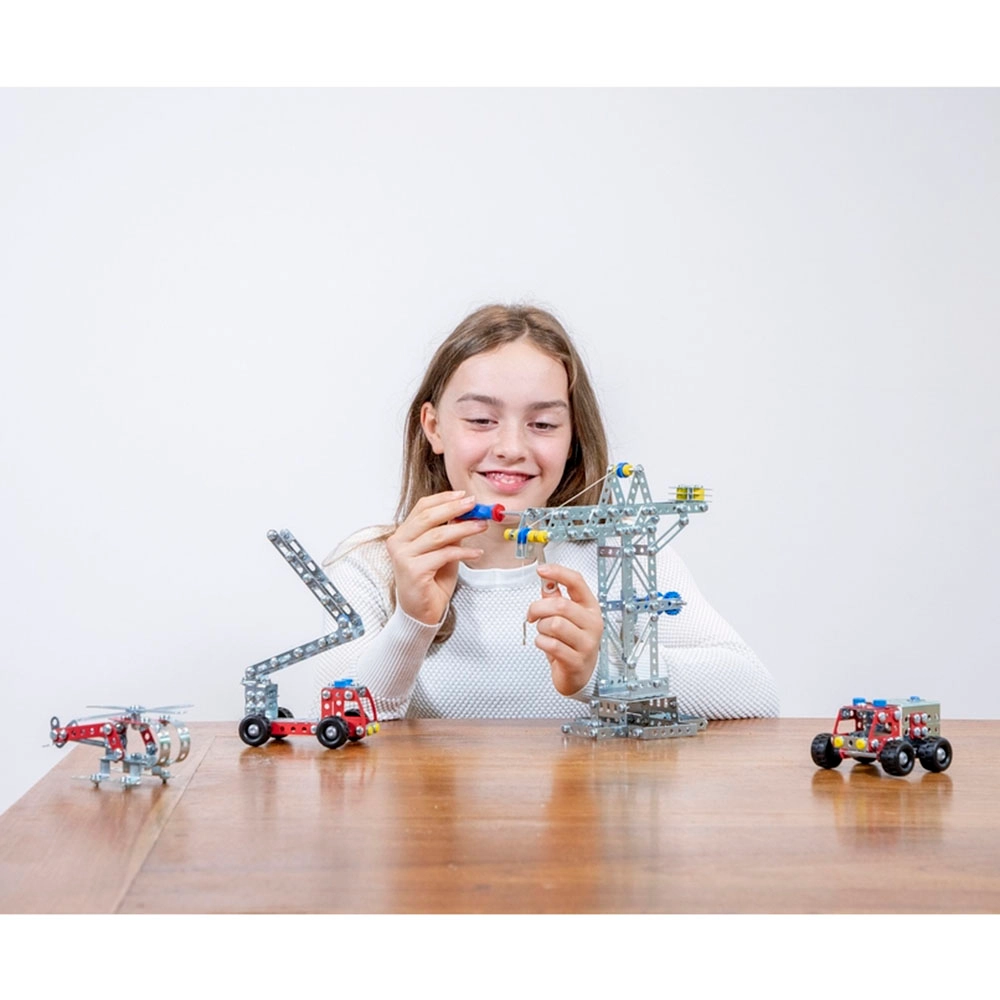 Construction - Firefighters set - 2-in-1 190 pcs for ages 7+