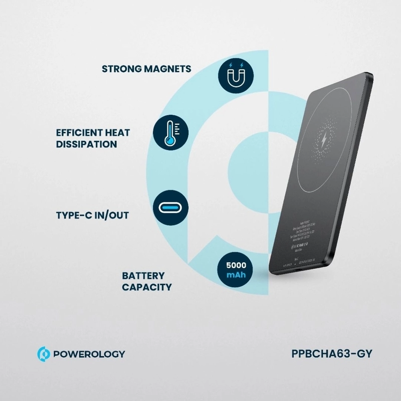 PPBCHA63-GY - 5000mAh 15W