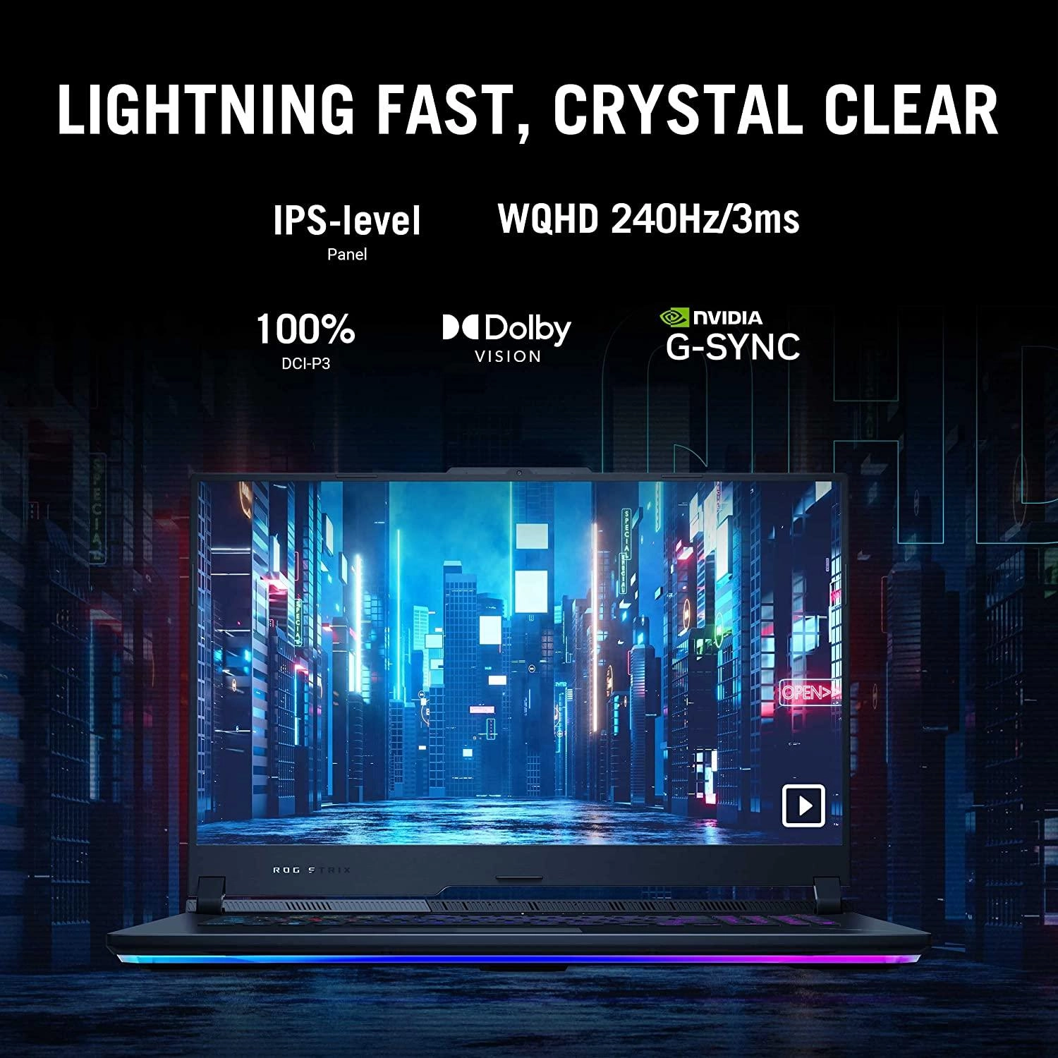 ROG Strix SCAR 17 G733PZ-LL048W - 17.3'' Ryzen 9-7945HX 32GB DDR5 1TB SSD