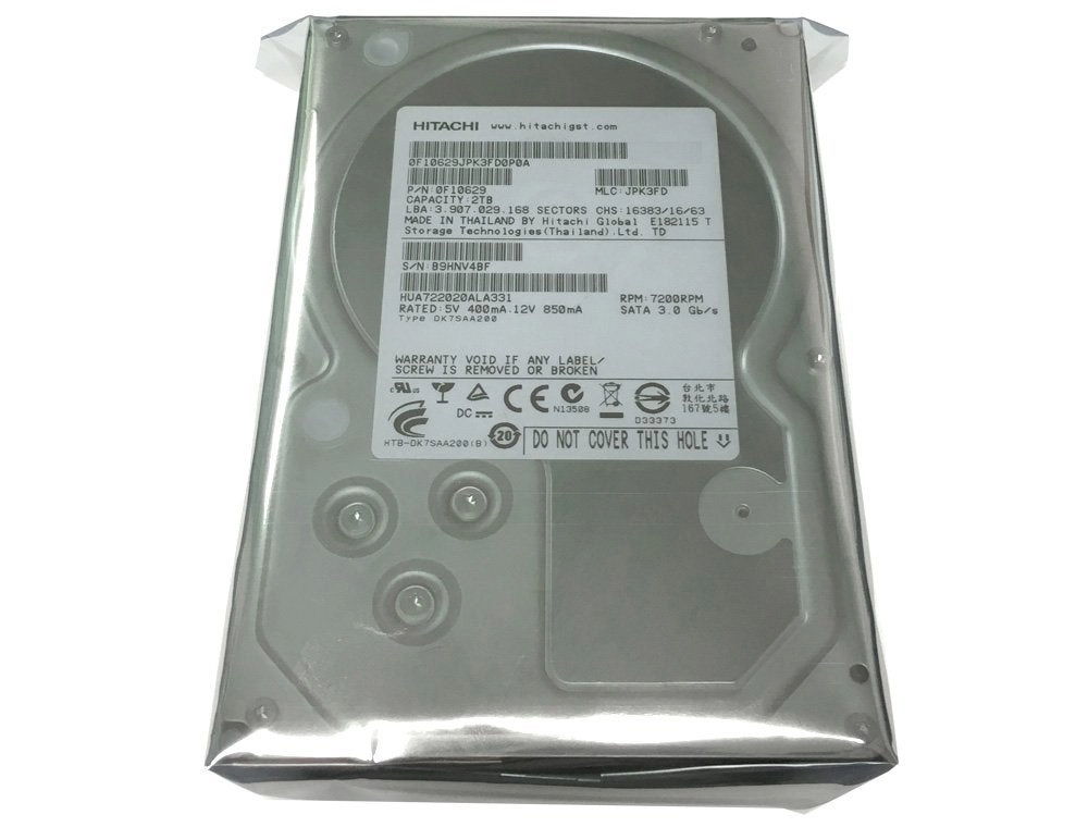 Ultrastar A7K2000 3.5" 7200rpm 32MB SATA 3.0Gb/s (0F10629) - 2TB