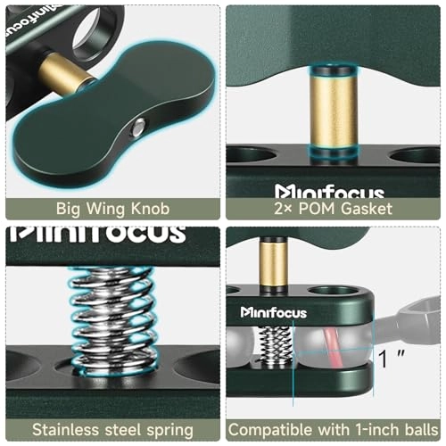 Ball Clamp Mount - Double Socket Arm 360°