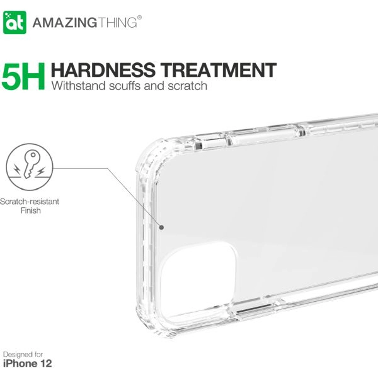 Novoboost Back Case for Apple iPhone 12 Pro Max - TPU Clear