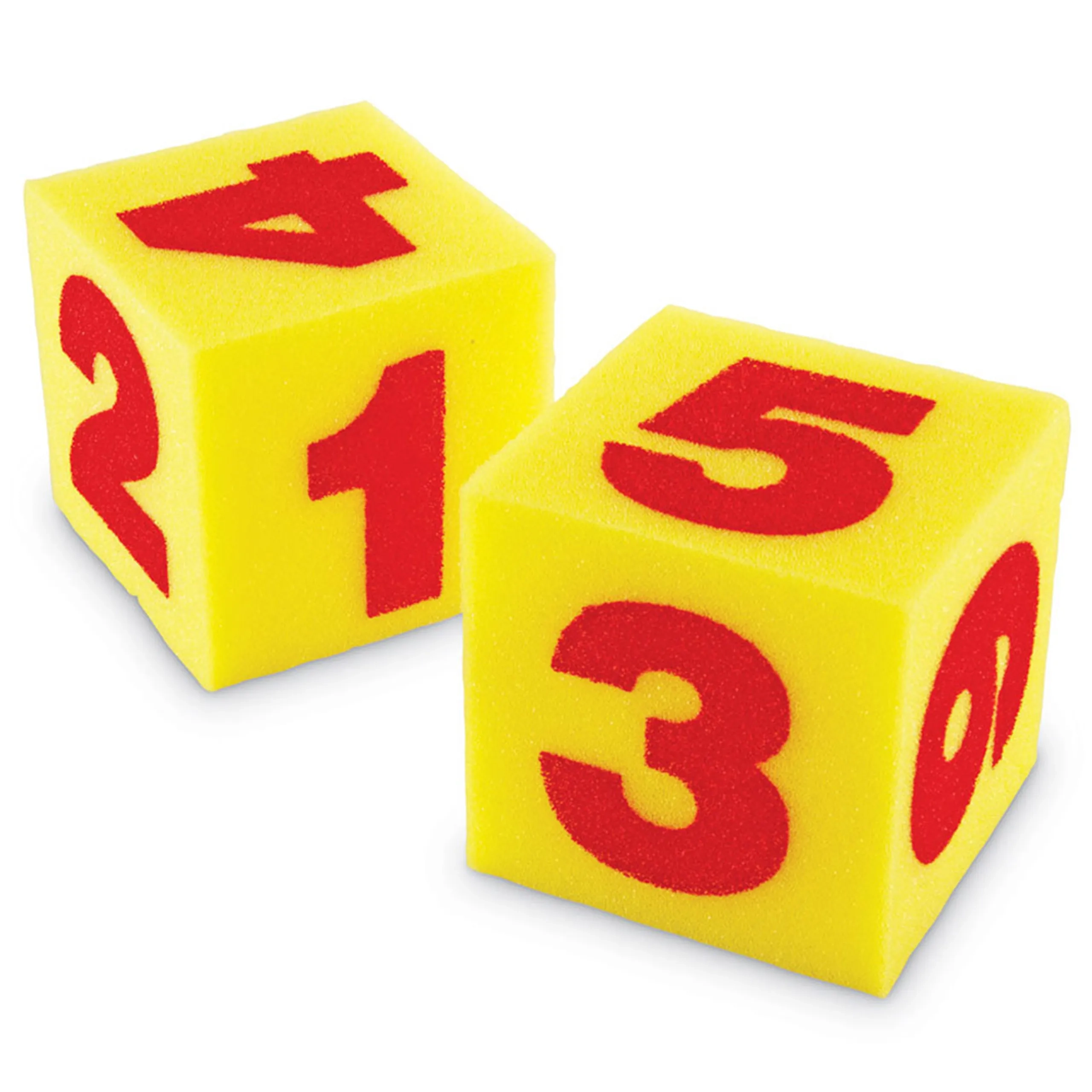 Giant Soft Numeral Cubes - 3 years+ 2 pieces