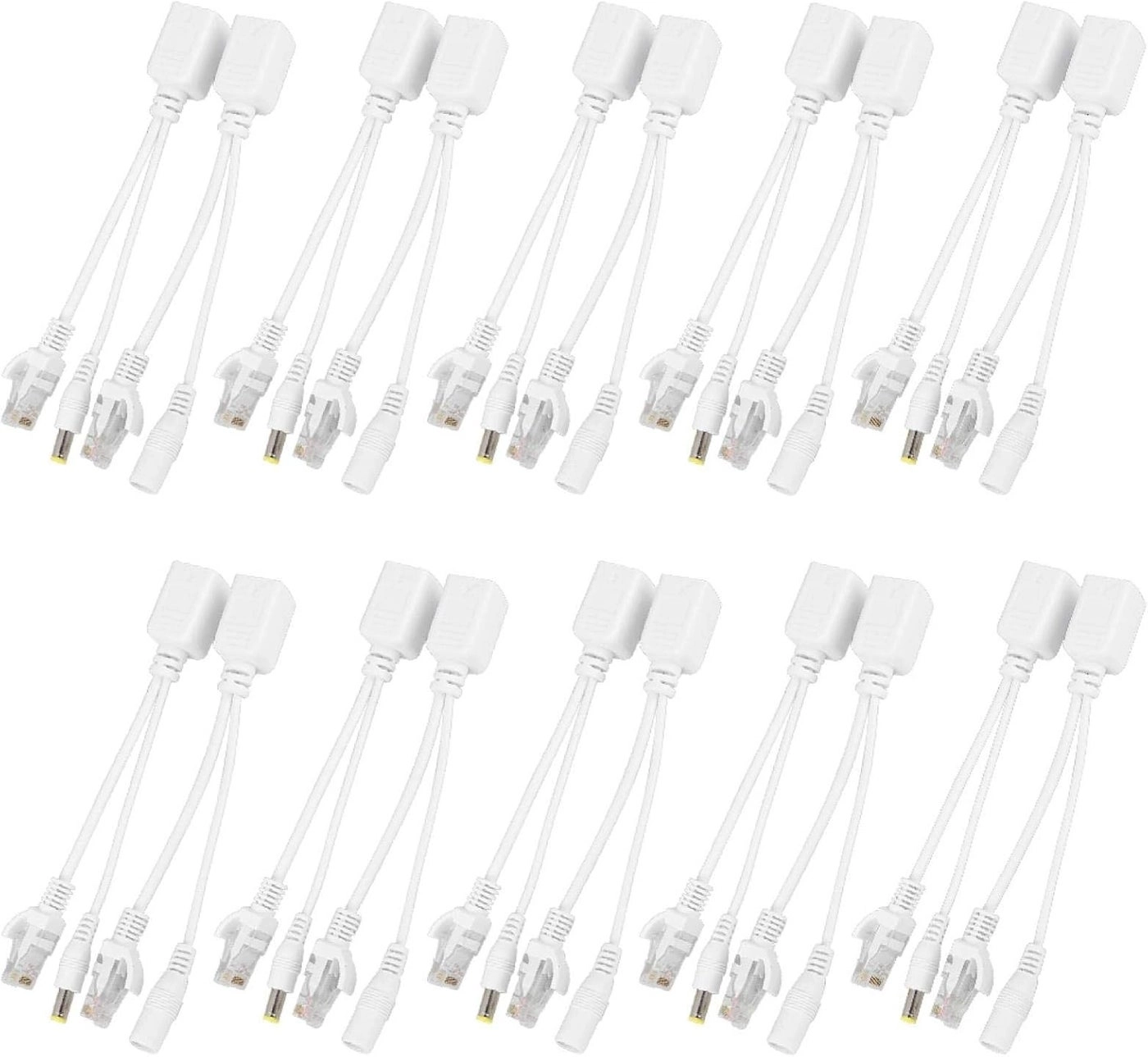 woobles Power Over Ethernet Adapter Injector - 12V + Splitter