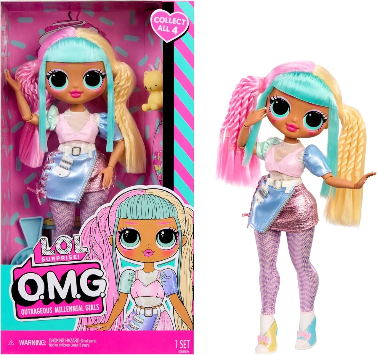 MGA Entertainment Candylicious OMG Fashion Doll - Girl Multi Colour Ages 3+