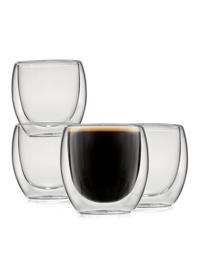 Espresso Cup - 4 pcs Double Wall