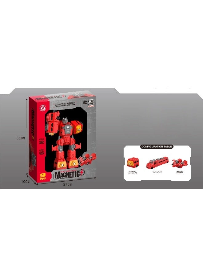 Transformer - (9 pcs.) Red