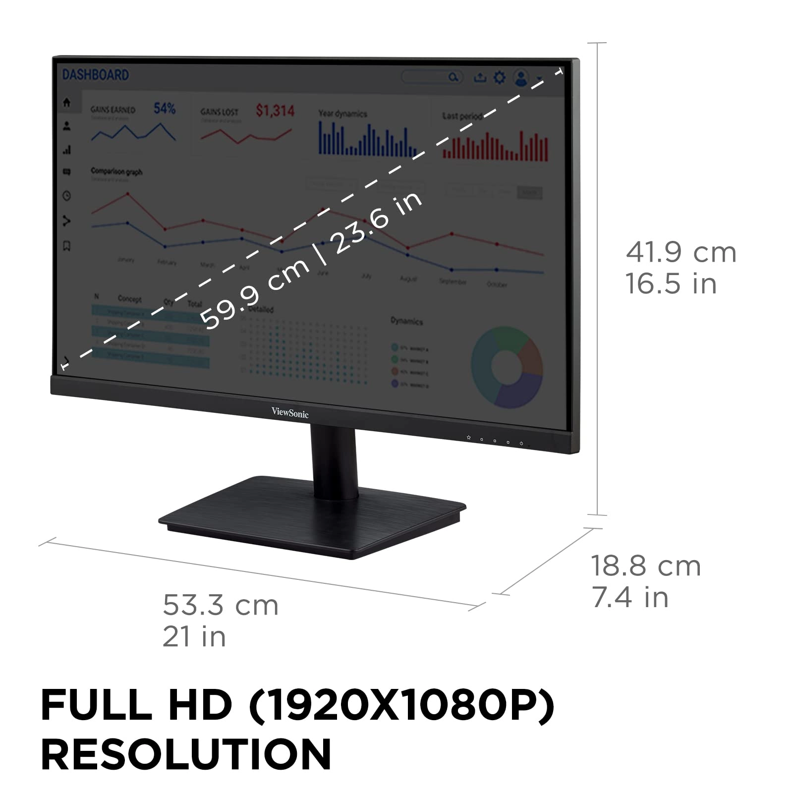 VA2409M - 24 Inches 1920x1080