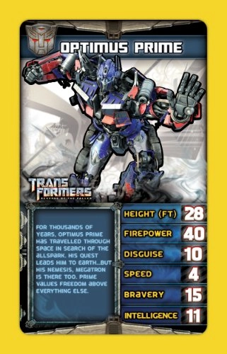 Top Trumps Specials 3D: Transformers - Revenge of the Fallen