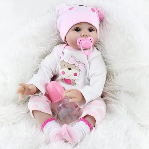 Reborn Baby Doll - 22 Inches / 55 cm Silicone Ages 3+