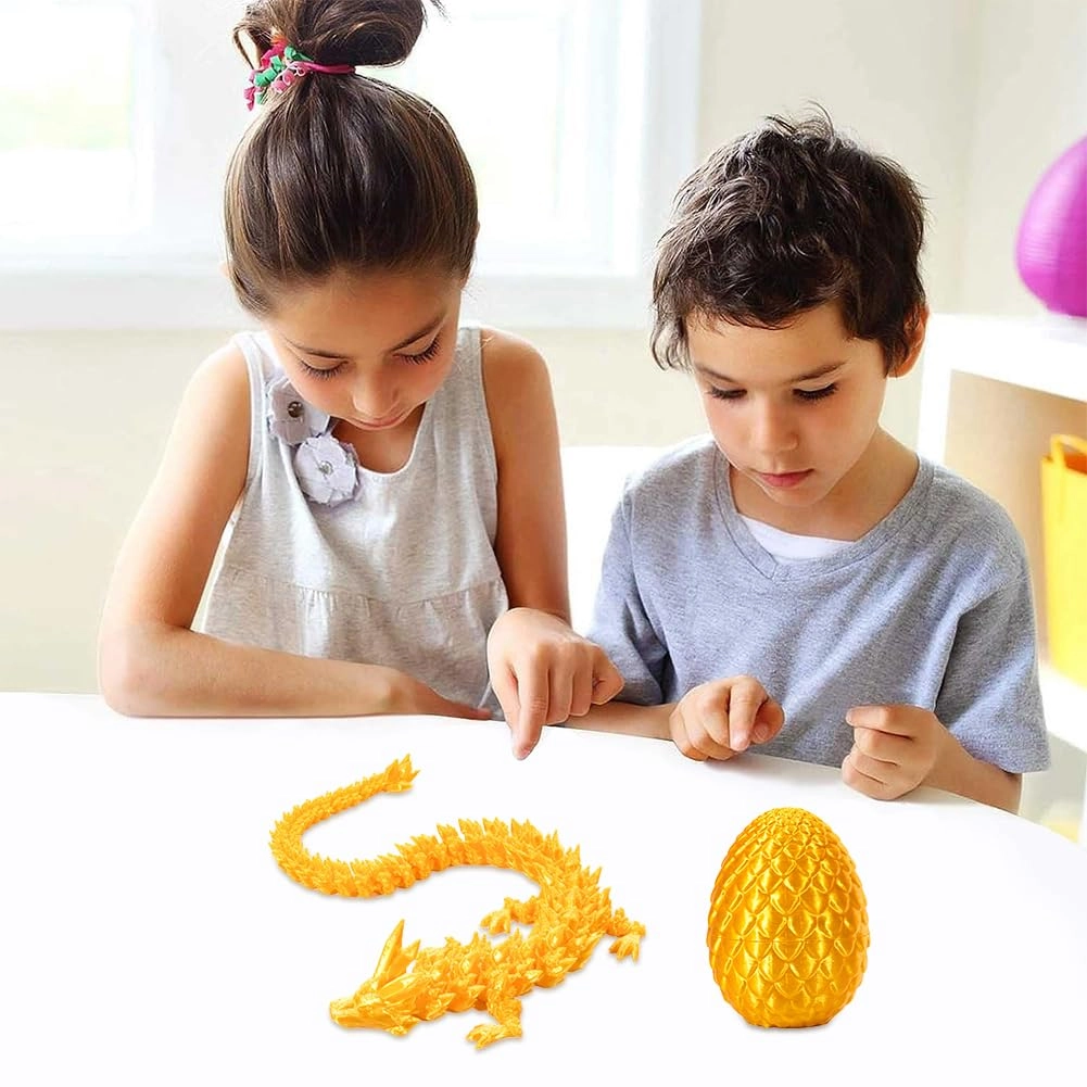 3D Printed Dragon in Egg - 2 Pack