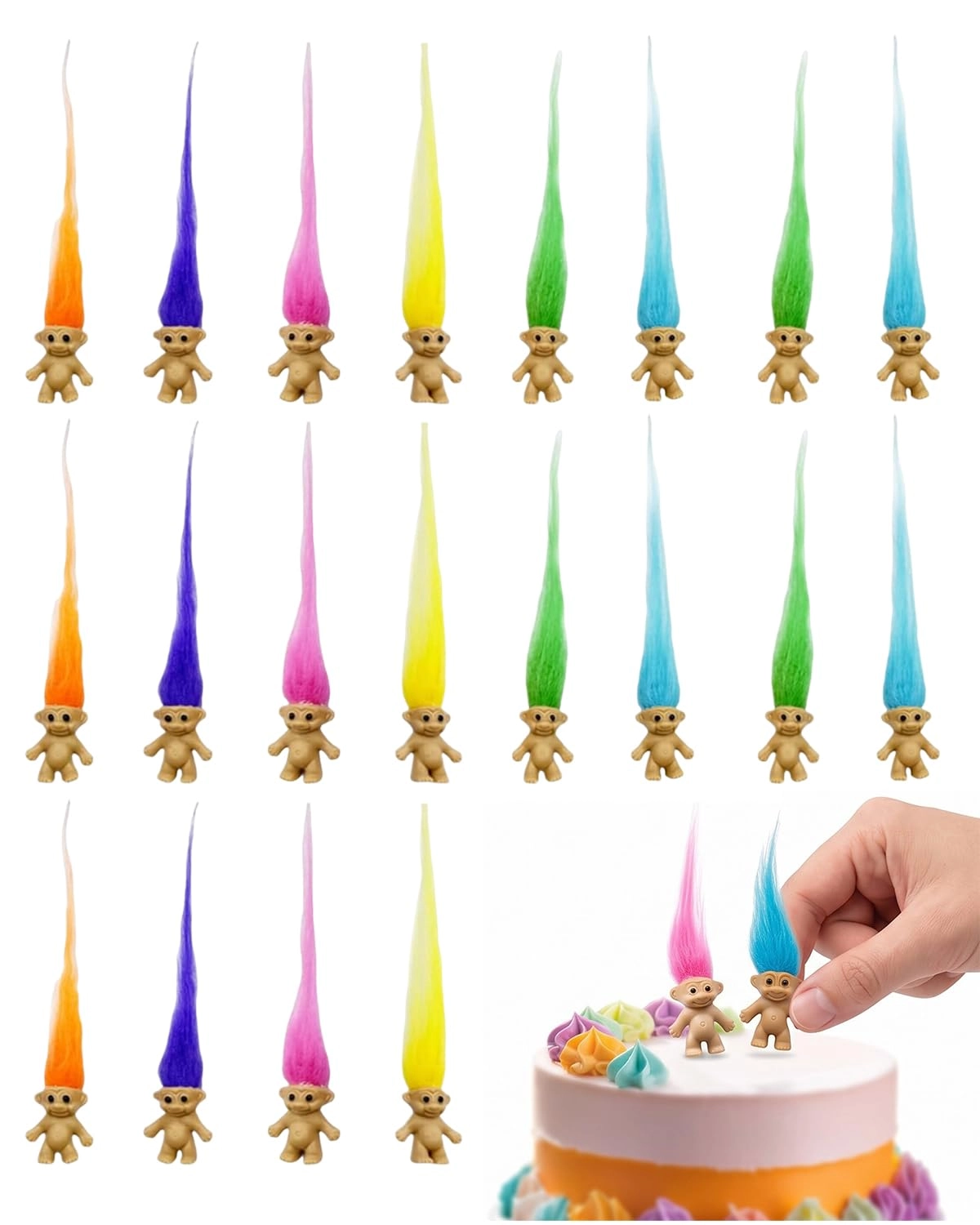 GONZTEL Plush Doll - 20 Mini Colourful Pack