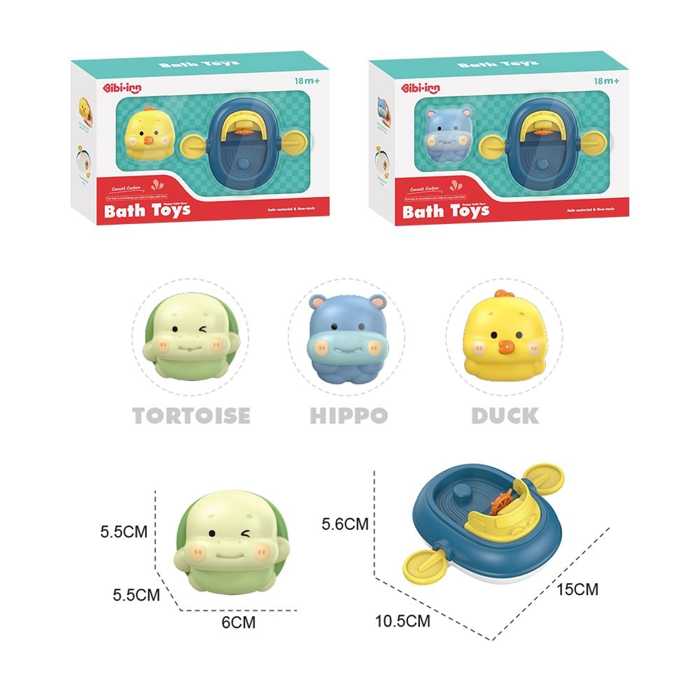 Happy Bath Time Duck - 4-In-1 Yellow