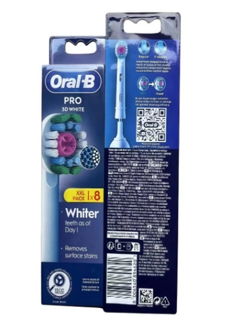 Pro 3D White - Pack of 8 Replacement Brushes