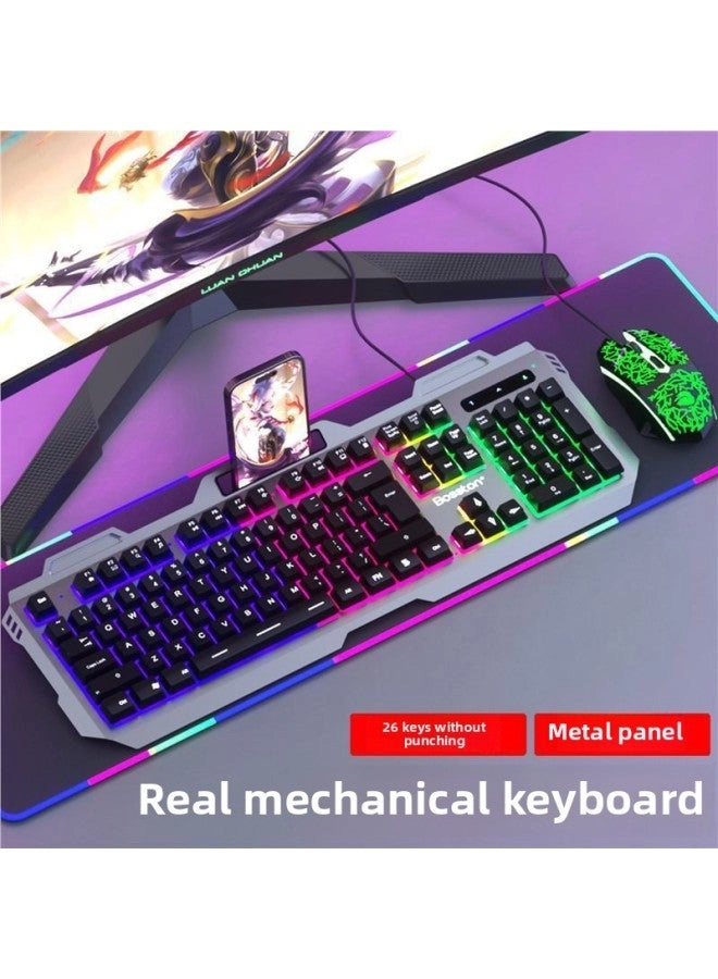 Mechanical Feel - Wired + E-sports Mouse