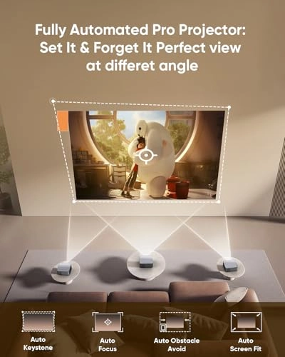 4K Projector 2000 ANSI 3840 x 2160 Pixels