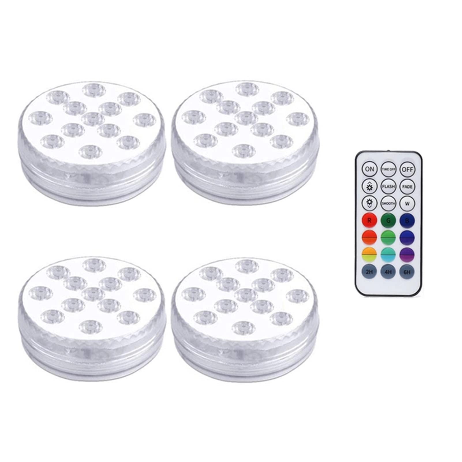 Underwater Submersible LED Lights - 13 LEDs IP68 USB Rechargeable