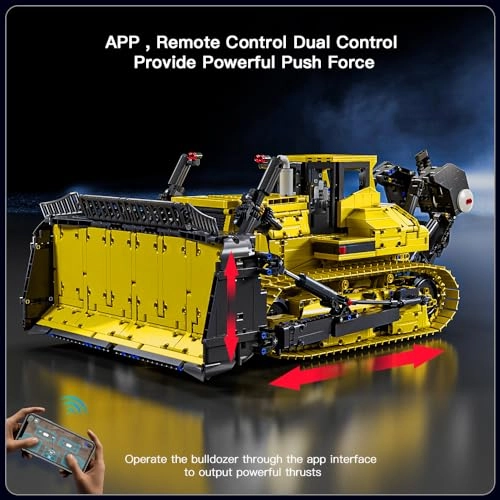Technik Remote Controlled Bulldozer (17049) - App Controlled Motors