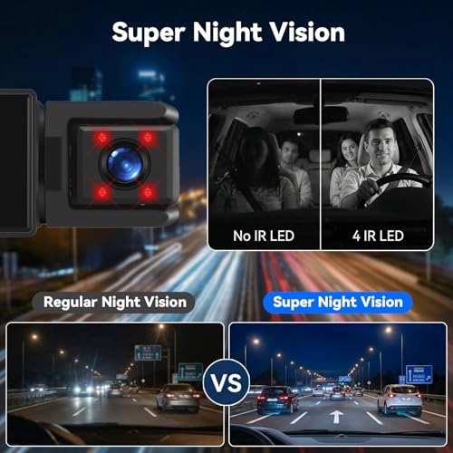 3 Channel Dash Cam - 1080P 30FPS