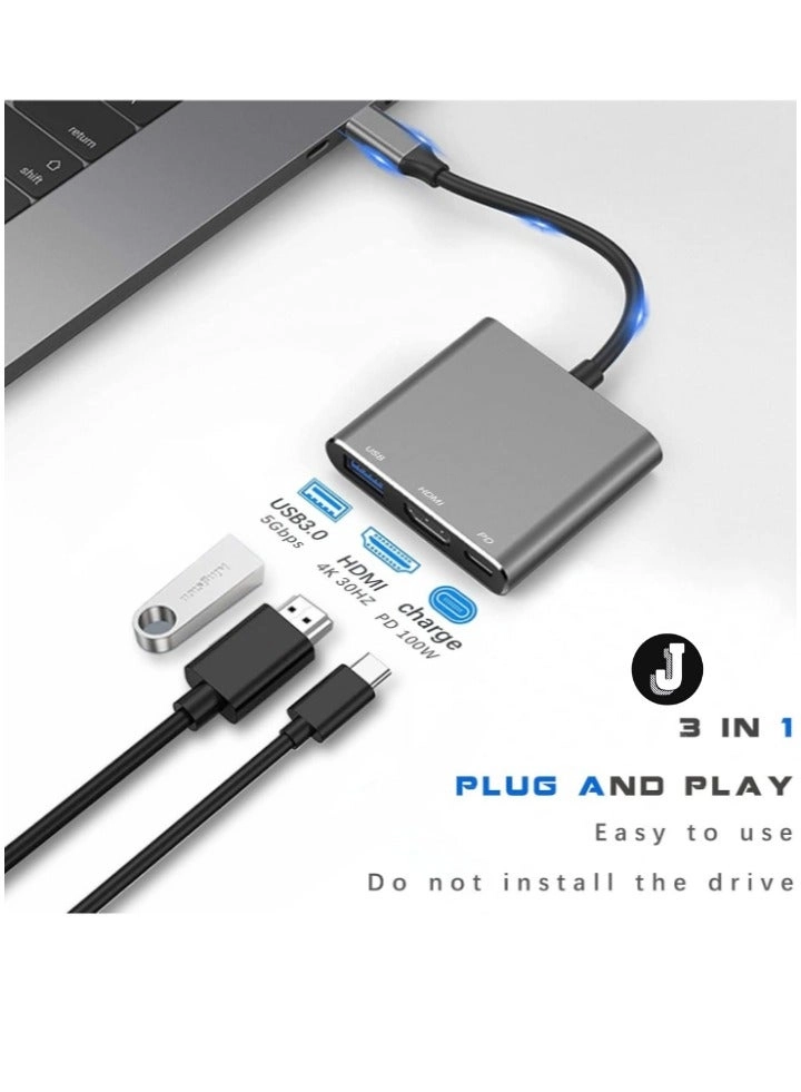 USB C to HDMI Multiport Adapter - USB 3.0 4K