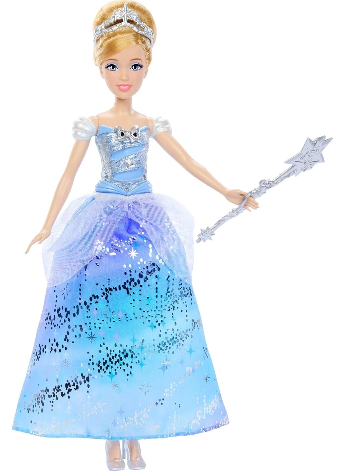 Cinderella Fashion Doll - Light-Up Dress Magic Wand Activation