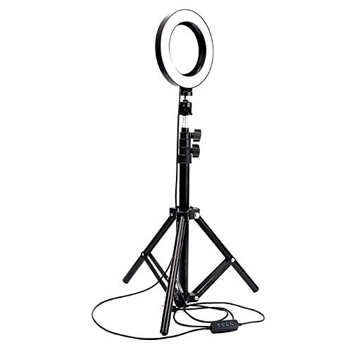 Ring Light LED - 6" Tripod 3 Light Modes
