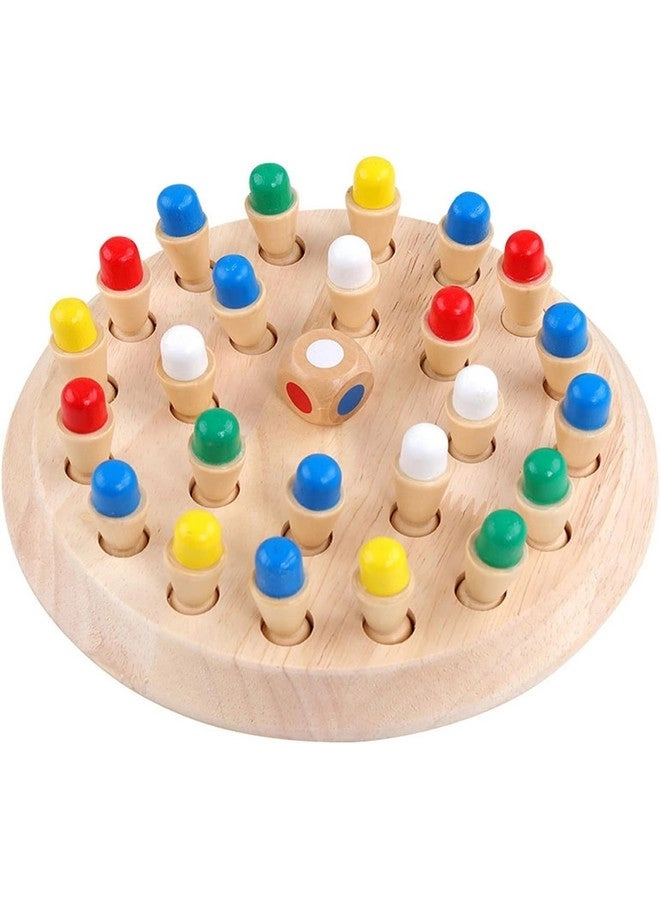 Storio Geometric Shape Memory Chess Puzzle - Quick Color Shape Matching Sensory