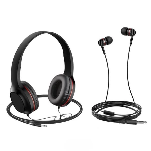 REBENUO W24 Enlighten Wired Headphone Bundle