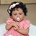 Reborn Baby Doll - 18'' Soft Weighted Cloth Body & Vinyl Limbs African American Ages 3+