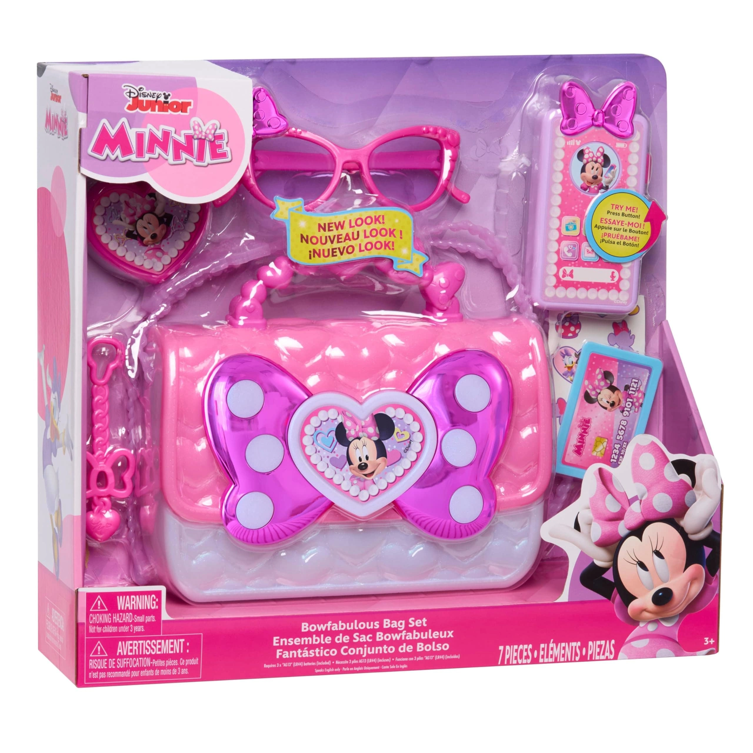 Just Play Minnie Mouse Bowfabulous Bag Set - 7 pcs